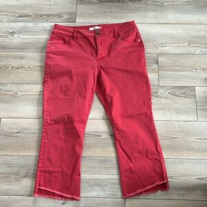 Cabi Red Denim size 14